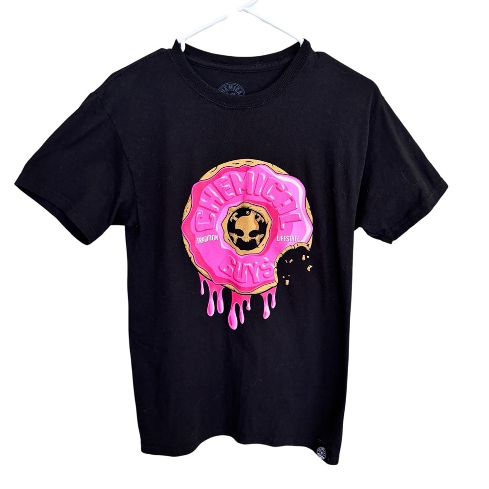 Chemical Guys Los Angeles 2 Sides Black T-Shirt Sz S